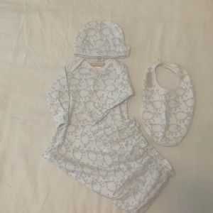 Beaufort Bonnet Company Gown, Hat & Bib Set